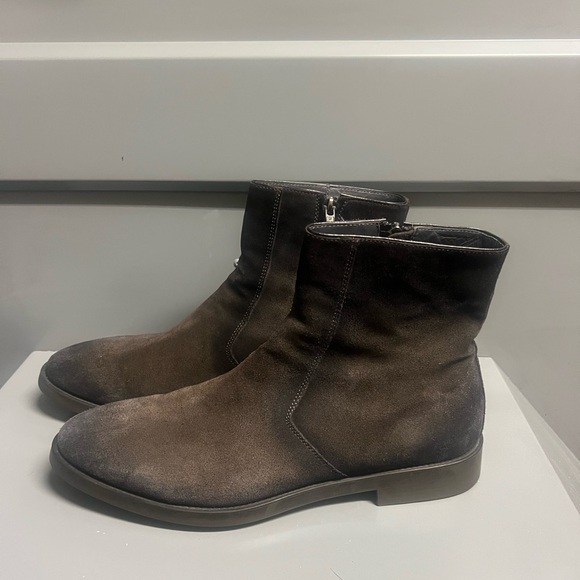 To Boot New York Adam Derrick Brown leather boots.
